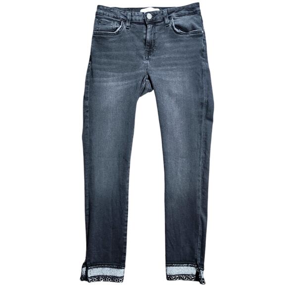 Women's Zara Basic Z1975 Denim jeans gray size 6 - Picture 1 of 8